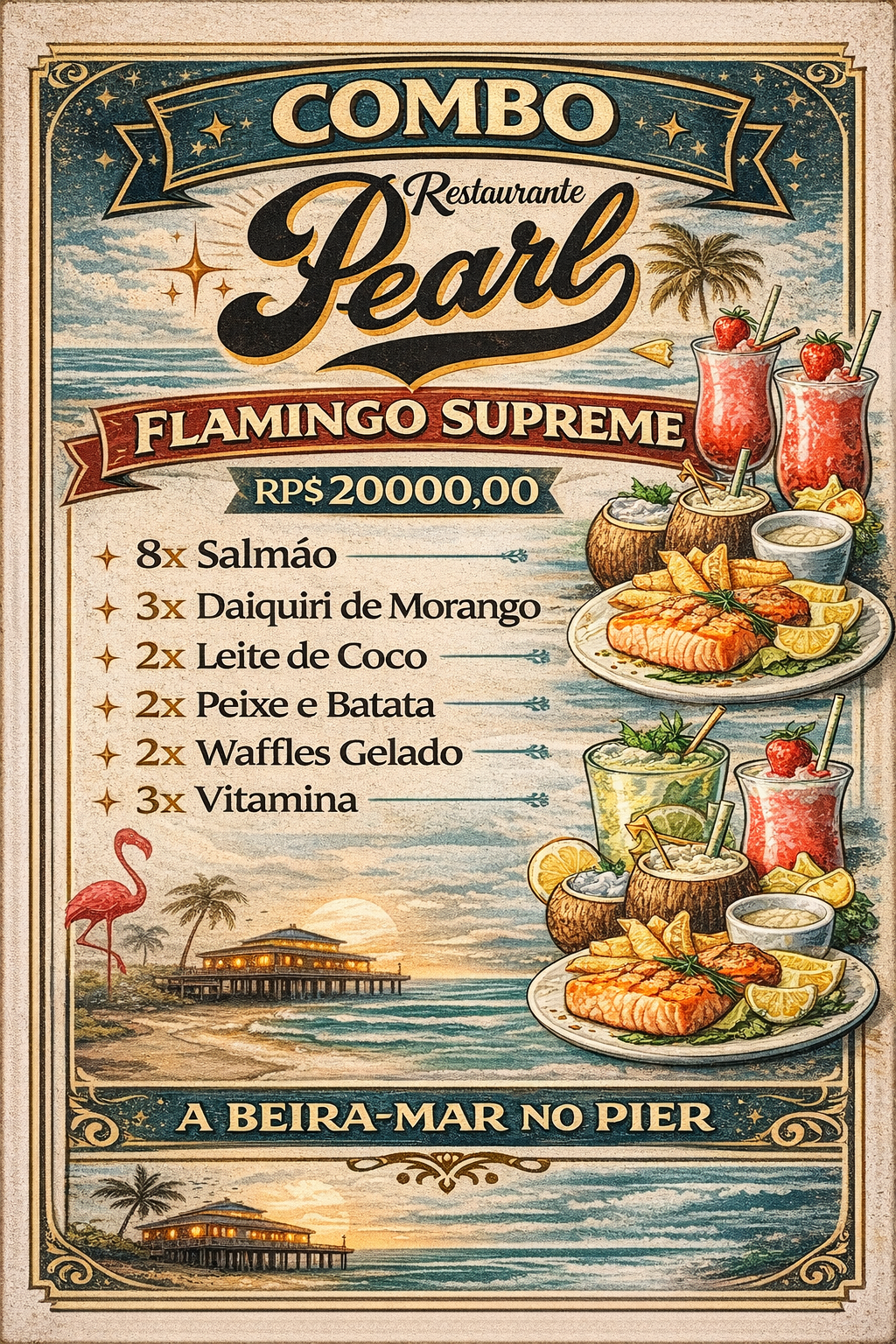 Combo Flamingo Supreme